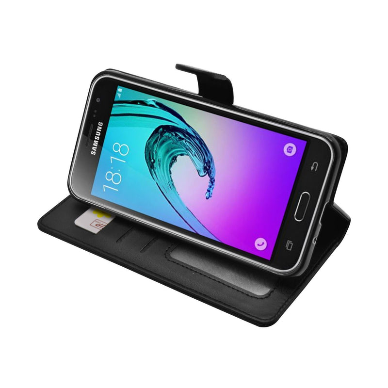 EVERYDAY Leather Wallet Phone Cover – Samsung Galaxy J3