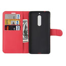 Leather Wallet Phone Cover - Nokia 5